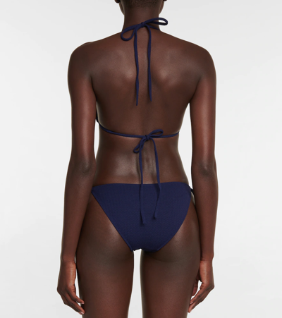 Melissa Odabash Bikini Bottoms In Mazy Navy
