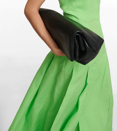 Shop Gabriela Hearst Margritte Linen Midi Dress In Fluo Green