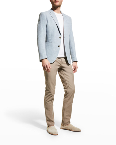 Shop Rodd & Gunn Men's The Cascades Wool-linen Deconstructed Sport Jacket In Mocha