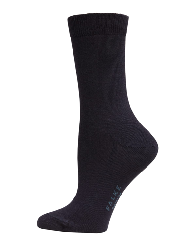 Shop Falke Family Sustainable Socks In Black