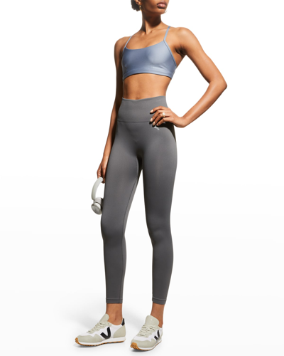 Shop Alo Yoga Airlift Intrigue Low-impact Sports Bra In Dusty Pink