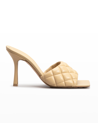 Shop Bottega Veneta The Padded Sandals In Cane Sugar