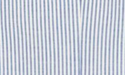 Shop Nautica Seersucker Stripe Cotton Blend Jacket In Blue