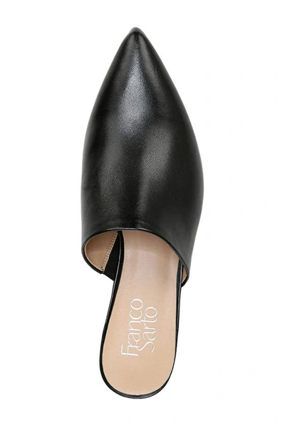 Shop Franco Sarto Viola Pointed Toe Mule In Black/ Black