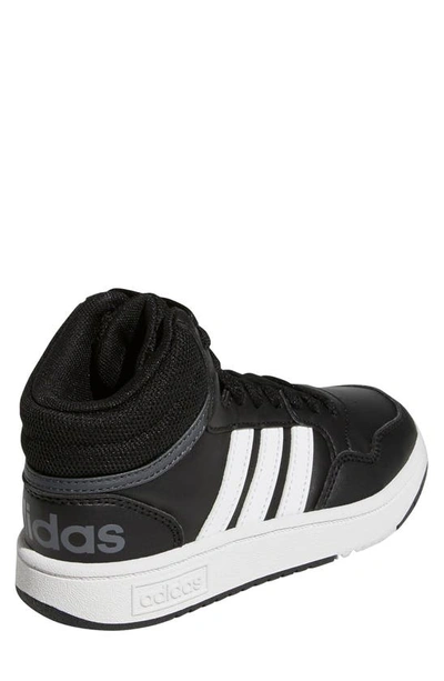 Shop Adidas Originals Adidas Kids' Hoops Mid 3.0 Sneaker In Core Black/ftwr White/grey Six