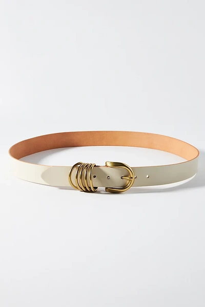 Shop Linea Pelle Keeper Belt In Beige