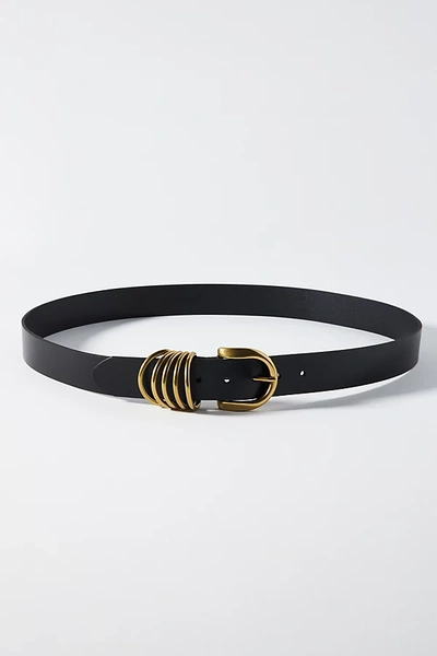 Shop Linea Pelle Keeper Belt In Black