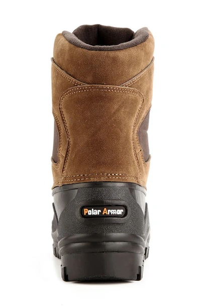 Shop Polar Armor All Weather Boot In Brown/brown