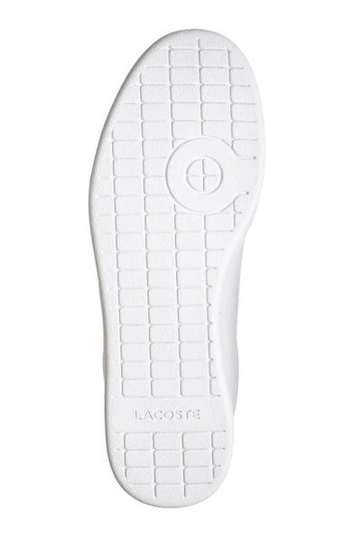 Shop Lacoste Hydez Leather Sneaker In 082 White/green