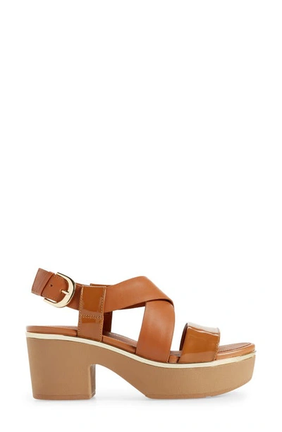 Shop Fitflop Pilar Platform Sandal In Light Tan