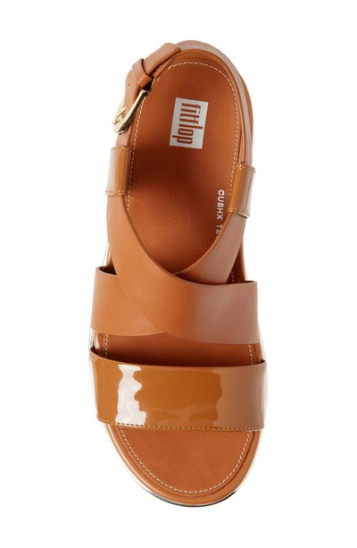 Shop Fitflop Pilar Platform Sandal In Light Tan