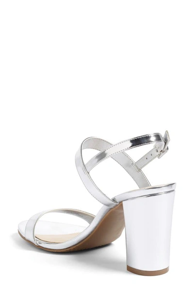 Shop Bp. Lula Slingback Sandal In Silver Faux Leather