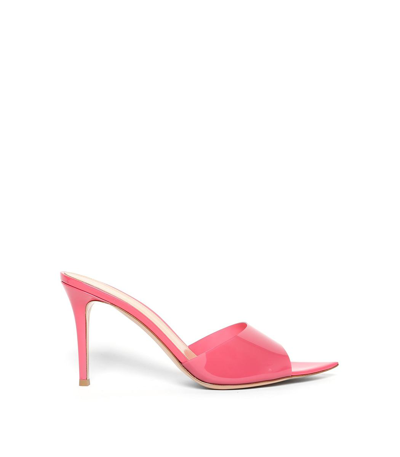Shop Gianvito Rossi Elle High Sandal In Ruby Rose Pink