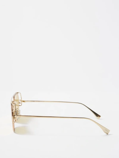fendi sunglasses Black Golden Metal ref.484102 - Joli Closet
