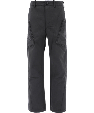 Shop Marine Serre "concleaned Pockets" Pants In Black  