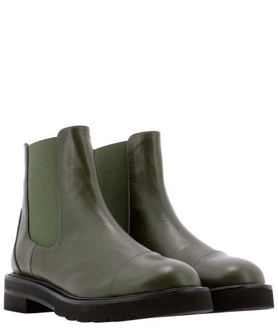 Shop Stuart Weitzman "frankie Lift" Ankle Boots In Green