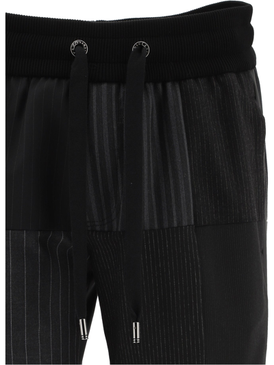 Shop Dolce & Gabbana "patchwork" Jogger In Black  