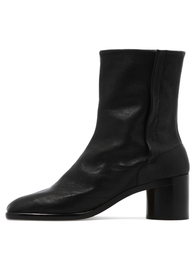 Shop Maison Margiela "tabi" Ankle Boots In Black  