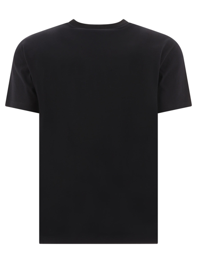 Shop Valentino "vltn" T-shirt In Black  