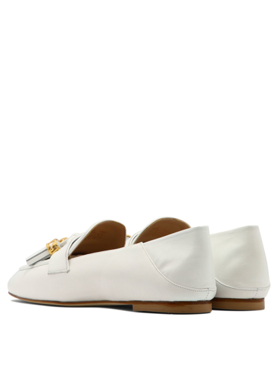 Shop Stuart Weitzman "wylie Signature" Loafers In White