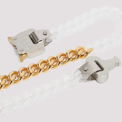 Shop Alyx 1017  9sm  Transparent Chain Necklace In Metallic