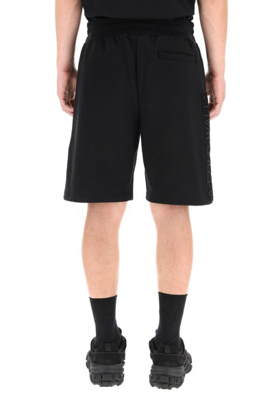 Shop A-cold-wall* A Cold Wall Jogging Shorts With Logo Patch In Black