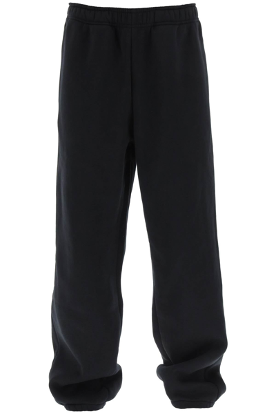 Shop Acne Studios Cotton Sweatpants In Black