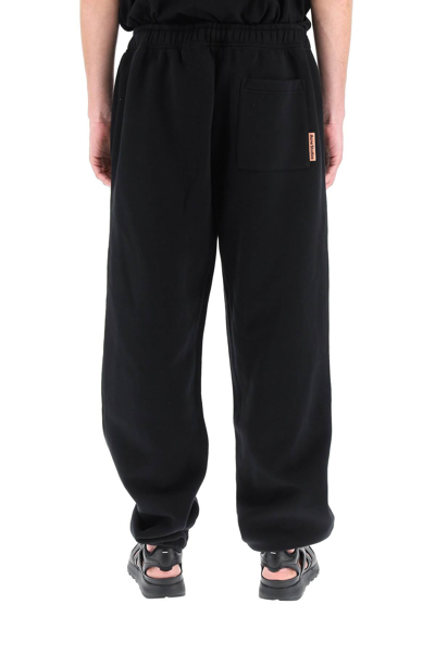 Shop Acne Studios Cotton Sweatpants In Black