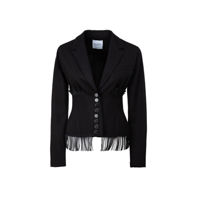 Shop Alaïa Alaia  Gabardine Jacket In Black