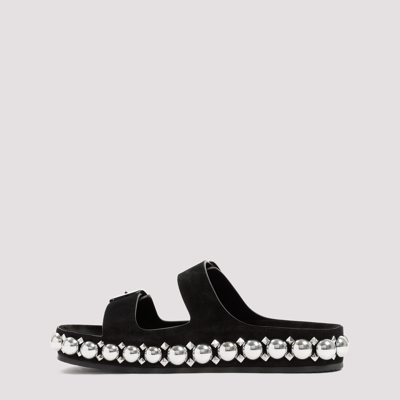 Shop Alaïa Alaia  Multi Bombe Sandals Shoes In Black