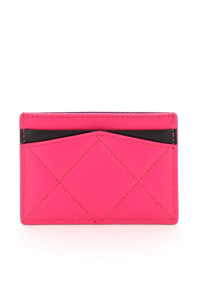 Shop Alexander Mcqueen Graffiti Logo Cardholder In Mixed Colours