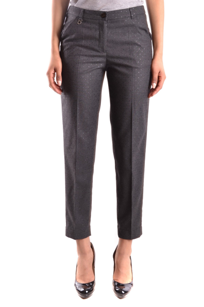 Shop Armani Jeans Trousers In Gray