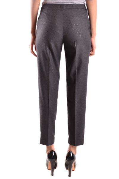 Shop Armani Jeans Trousers In Gray