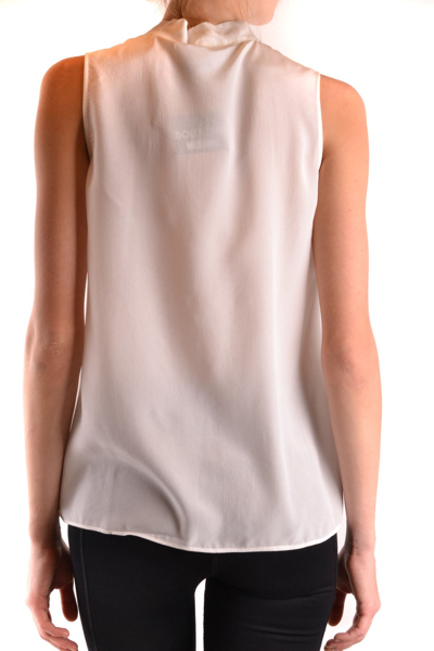 Boutique Moschino Women's White Silk Top In Cream