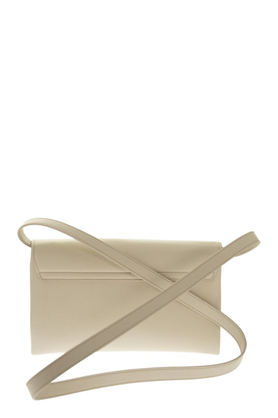 Shop Brunello Cucinelli Handbag With Jewel Detail In Rice