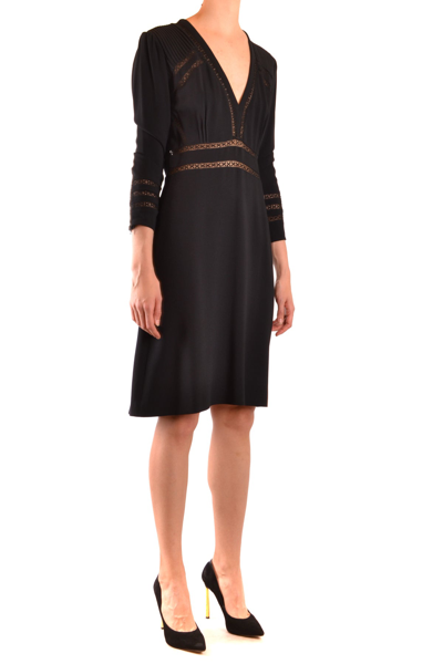 Shop Burberry Dress In Black