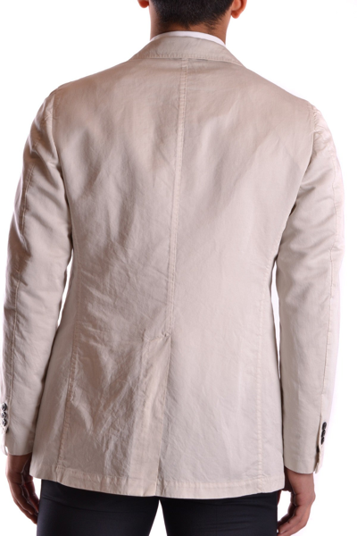 Shop Burberry Jacket In Cream