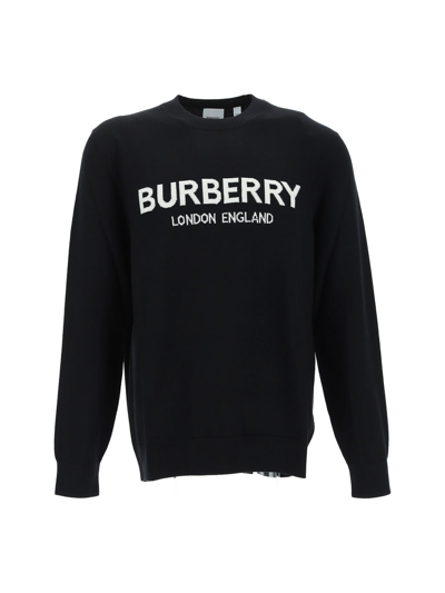 Shop Burberry Sweaters & Knitwear In Black