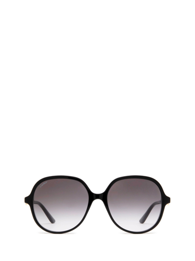 Shop Cartier Sunglasses In Black