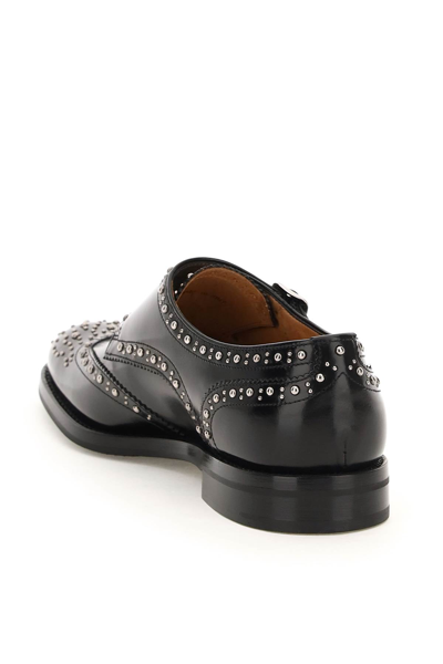 Shop Church's Double Monk Brogue Lana Shoes In Black