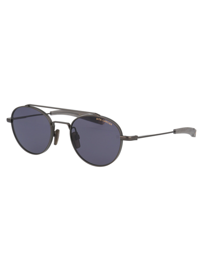 Shop Dita Sunglasses In 04 Black Gun / Grey Polar