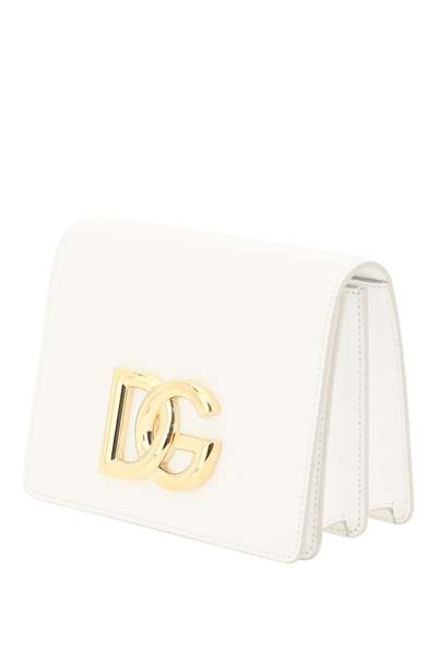 Shop Dolce & Gabbana Crossbody Bag With Logo In White