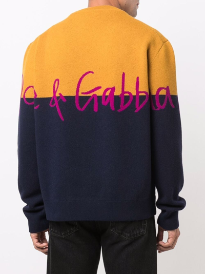 Shop Dolce & Gabbana Sweaters Blue