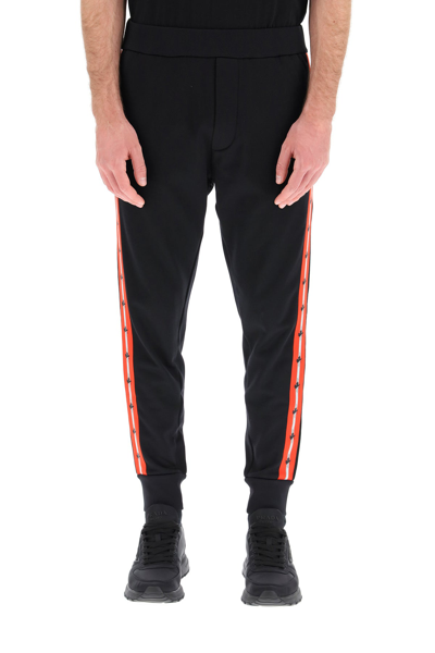 Shop Dsquared2 Techno Tape Sweatpants In Mixed Colours