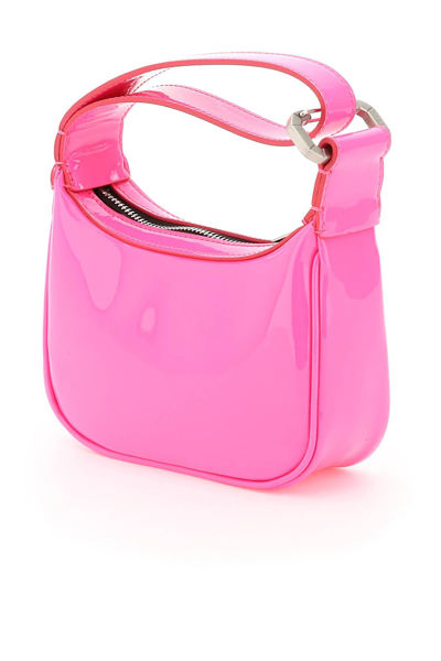 Shop Eéra Eera Moonbag Mini In Patent Leather In Pink