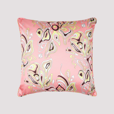 Shop Emilio Pucci Pucci  Silk Pillow Object In Pink &amp; Purple