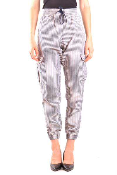 Shop Emporio Armani Trousers In Blue