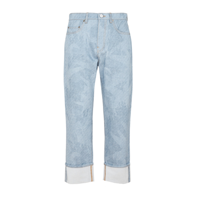 Shop Etro Cotton Jeans In Blue