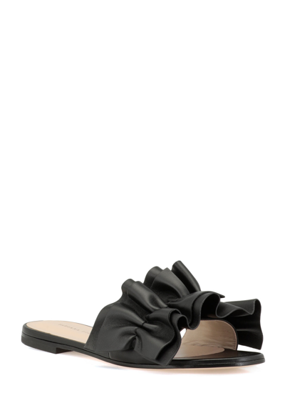 Shop Fabiana Filippi Flat Shoes Black