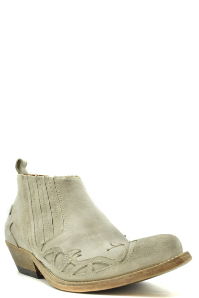 Shop Golden Goose Bootie In Beige